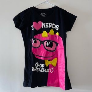 Scene Style T-shirt I ❤️ nerds